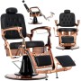 Хидравличен фризьорски стол за фризьорски салон Gaius Barberking