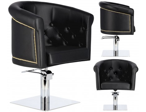 Стол за косене Bruno хидравличен въртящ се за фризьорски салон фризьорско столче