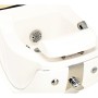 Електрически козметичен стол с масаж за педикюр на краката в СПА салони кремав - 7