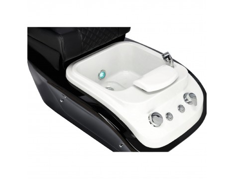 Електрически козметичен стол с масаж за педикюр на краката в СПА салони черен - 8