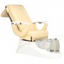 Електрически козметичен стол с масаж за педикюр на краката в СПА салони кремав - 4