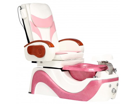 Електрически козметичен стол с масаж за педикюр на краката в СПА салони бял - 2