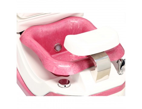 Електрически козметичен стол с масаж за педикюр на краката в СПА салони бял - 6