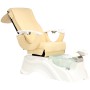 Електрически козметичен стол с масаж за педикюр на краката в СПА салони кремав - 4