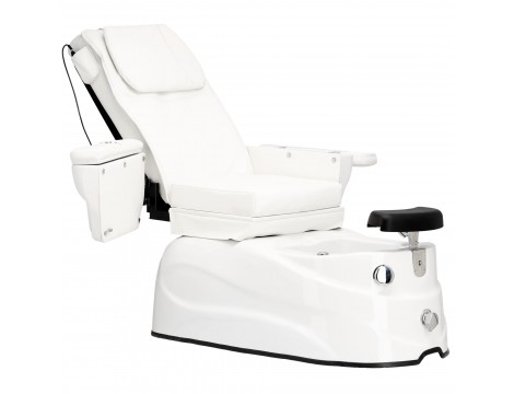 Електрически козметичен стол с масаж за педикюр на краката в СПА салони бял - 5