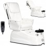 Електрически козметичен стол с масаж за педикюр на краката в СПА салони бял