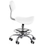 Столче за козметичен салон седалка с облегалка стол за фризьор столче хокер SPA мобилен - 3