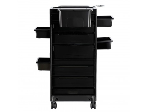 Помощен козметичен количка с колелца за боядисване T-168A към козметичния салон шкаф с чекмеджета - 5