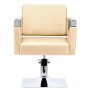 Стол за косене Tomas хидравличен въртящ се за фризьорски салон Хромирана подложка фризьорско столче - 4