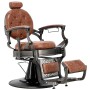 Хидравличен фризьорски стол за фризьорски салон и барбершоп Logan Brown Gungrey Barberking - 3