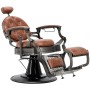 Хидравличен фризьорски стол за фризьорски салон и барбершоп Logan Brown Gungrey Barberking - 2