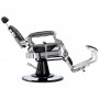 Бръснарски хидравличен бръснарски стол за бръснарски магазин Logan Black Silver Barberking - 7