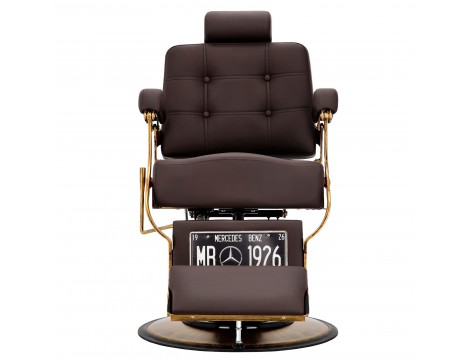 Хидравличен фризьорски стол за фризьорски салон и барбершоп Taurus Barberking - 6