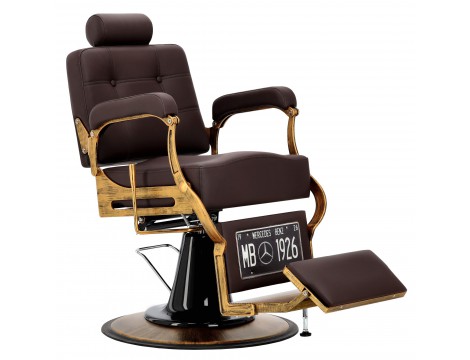 Хидравличен фризьорски стол за фризьорски салон и барбершоп Taurus Barberking - 2
