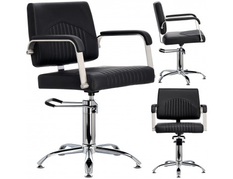 Стол за косене Mira хидравличен въртящ се за фризьорски салон фризьорско столче