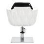 Стол за косене Amir хидравличен въртящ се за фризьорски салон Хромирана подложка фризьорско столче - 5