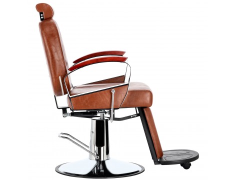 Хидравличен фризьорски стол за фризьорски салон и барбершоп Carson Barberking - 4