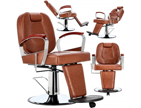 Хидравличен фризьорски стол за фризьорски салон и барбершоп Carson Barberking