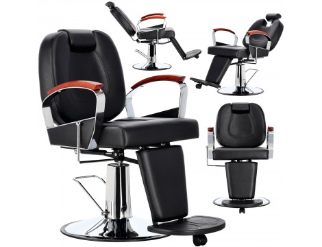 Хидравличен фризьорски стол за фризьорски салон и барбершоп Carson Barberking