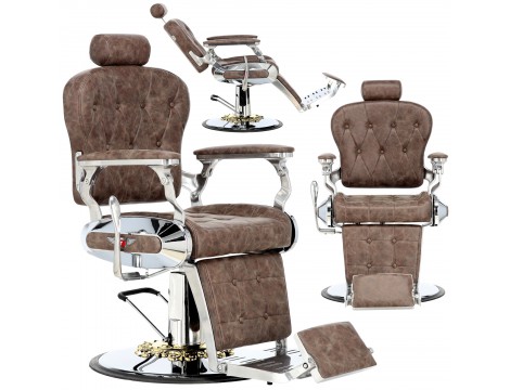 Хидравличен фризьорски стол за фризьорски салон и барбершоп Diodor Barberking