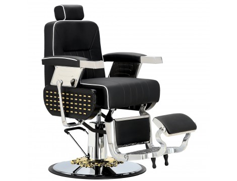 Хидравличен фризьорски стол за фризьорски салон и барбершоп Ezekiel Barberking - 2