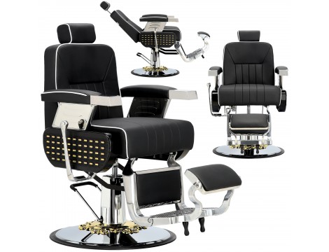 Хидравличен фризьорски стол за фризьорски салон и барбершоп Ezekiel Barberking