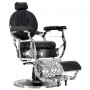 Хидравличен фризьорски стол за фризьорски салон и барбершоп Silver Jack Barberking - 2