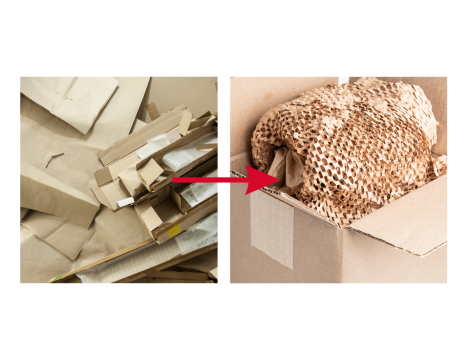 Ножичка за изрязване и унищожаване за производство на картонени пълнители HX-255 машина за пълнители за рециклиране на картон - 2