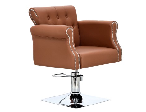 Стол за косене Kiva хидравличен въртящ се за фризьорски салон фризьорско столче - 2