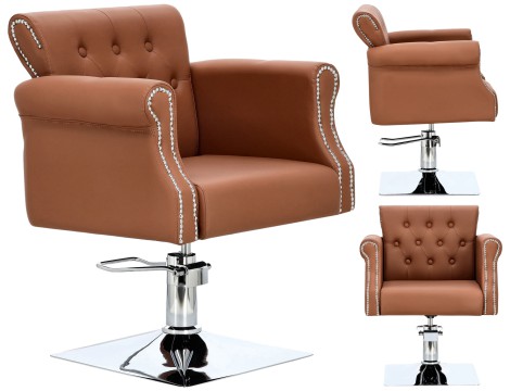 Стол за косене Kiva хидравличен въртящ се за фризьорски салон фризьорско столче