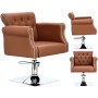 Стол за косене Kiva хидравличен въртящ се за фризьорски салон фризьорско столче
