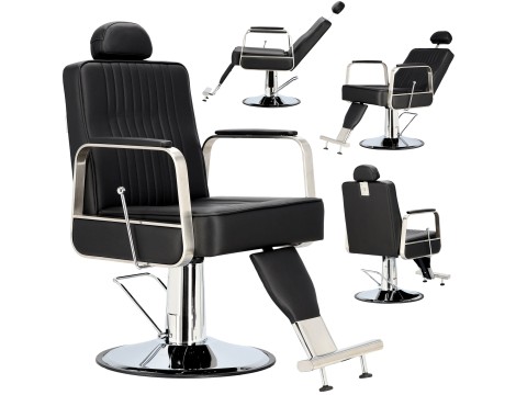 Хидравличен фризьорски стол за фризьорски салон и барбершоп Teonas Barberking