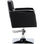 Стол за косене Bella хидравличен въртящ се за фризьорски салон Хромирана подложка фризьорско столче - 3