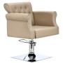 Стол за косене Kiva хидравличен въртящ се за фризьорски салон фризьорско столче - 2