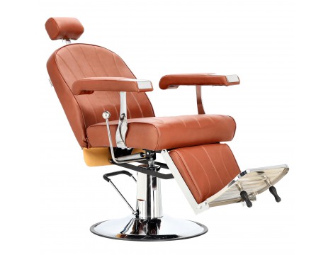 Хидравличен фризьорски стол за фризьорски салон барбершоп Demeter Barberking - 6