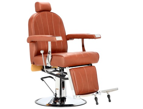 Хидравличен фризьорски стол за фризьорски салон барбершоп Demeter Barberking - 2
