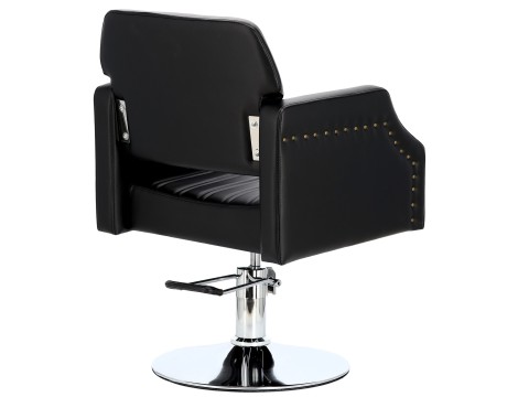 Стол за косене Dominic хидравличен въртящ се за фризьорски салон фризьорско столче - 3