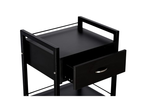 Фризьорски асистент количка маса на колелца за боядисване 87016B за козметичен салон шкаф с чекмедже - 3