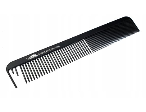 Комплект от 20 карбонови фризьорски гребена за подстригване черни - 14
