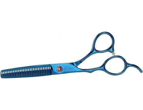 Дамски ножици за коса 5,5 леви N68-PD сини - 2
