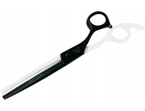 Дегажиращи фризьорски ножици 6,0 black&white n47 - 2