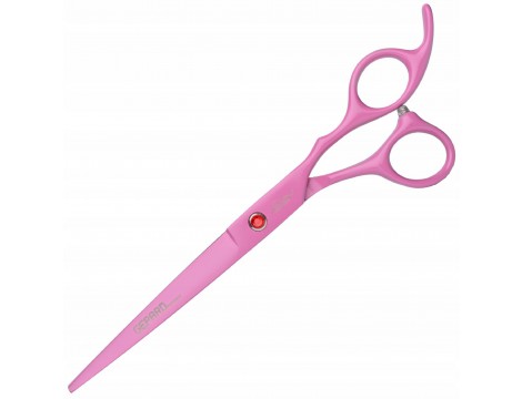 Ножици за коса Gepard 7,0 см, офсетни, прави, розови