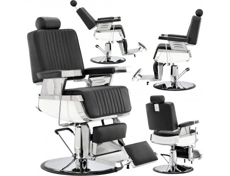 Хидравличен фризьорски стол за фризьорски салон и барбершоп Parys Barberking