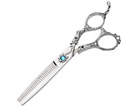 WOLF Дегажиращи ножици за дясна ръка 6,0 B-eye офсет фризьорски ножици за подстригване на коса за професионални салони