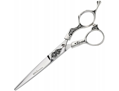 ВЪЛК Дясностоящи ножици 6,0 Oldi отместване фризьорски за подстригване на коса за професионални салони линия Professional